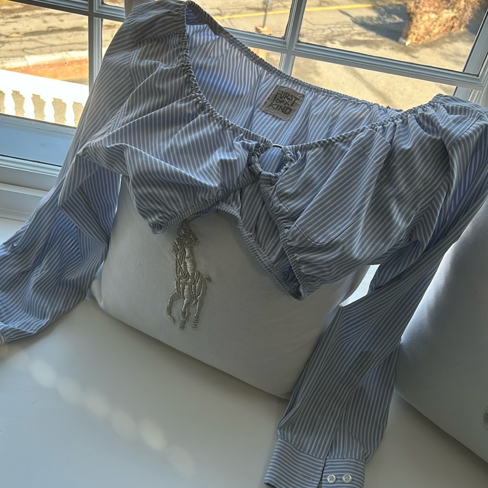 Furst of a Kind handmade cropped shirt